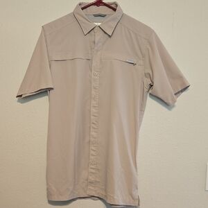Columbia Men's Tan Short Sleeve Shirt